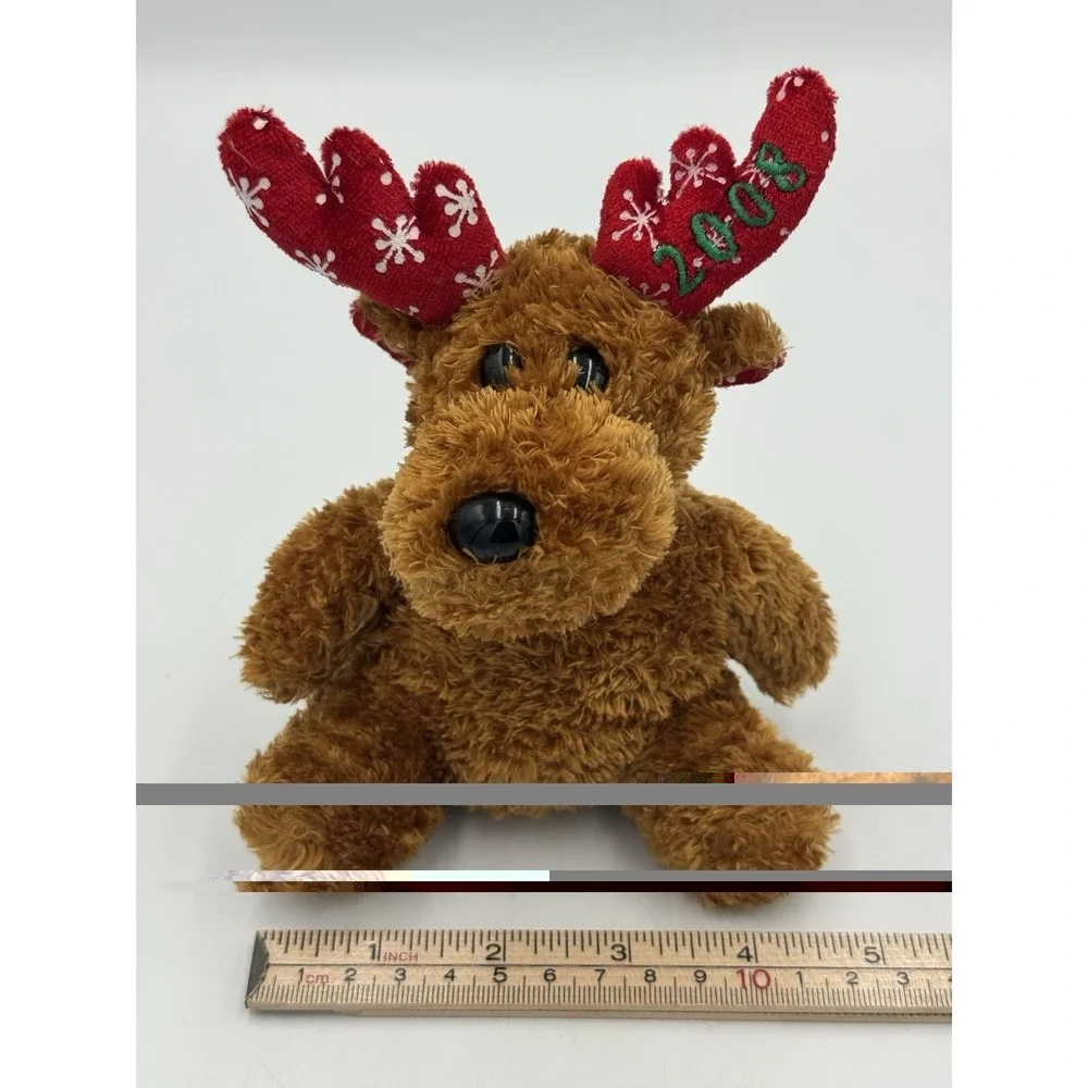 PLUSH‎ MOOSE CHRISTMAS WINTER TOY 2008